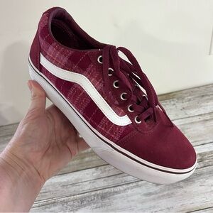 Vans Ward Platform Plaid Mix Port Sneakers